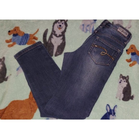 Jean Fille Justice - Taille 10 - Skinny Bleu - Neuf Avec étiquettes